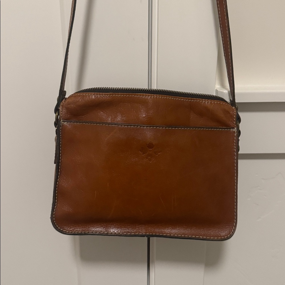 Patricia Nash Brown Tooled Leather Crossbody Bag - Picture 2 of 16